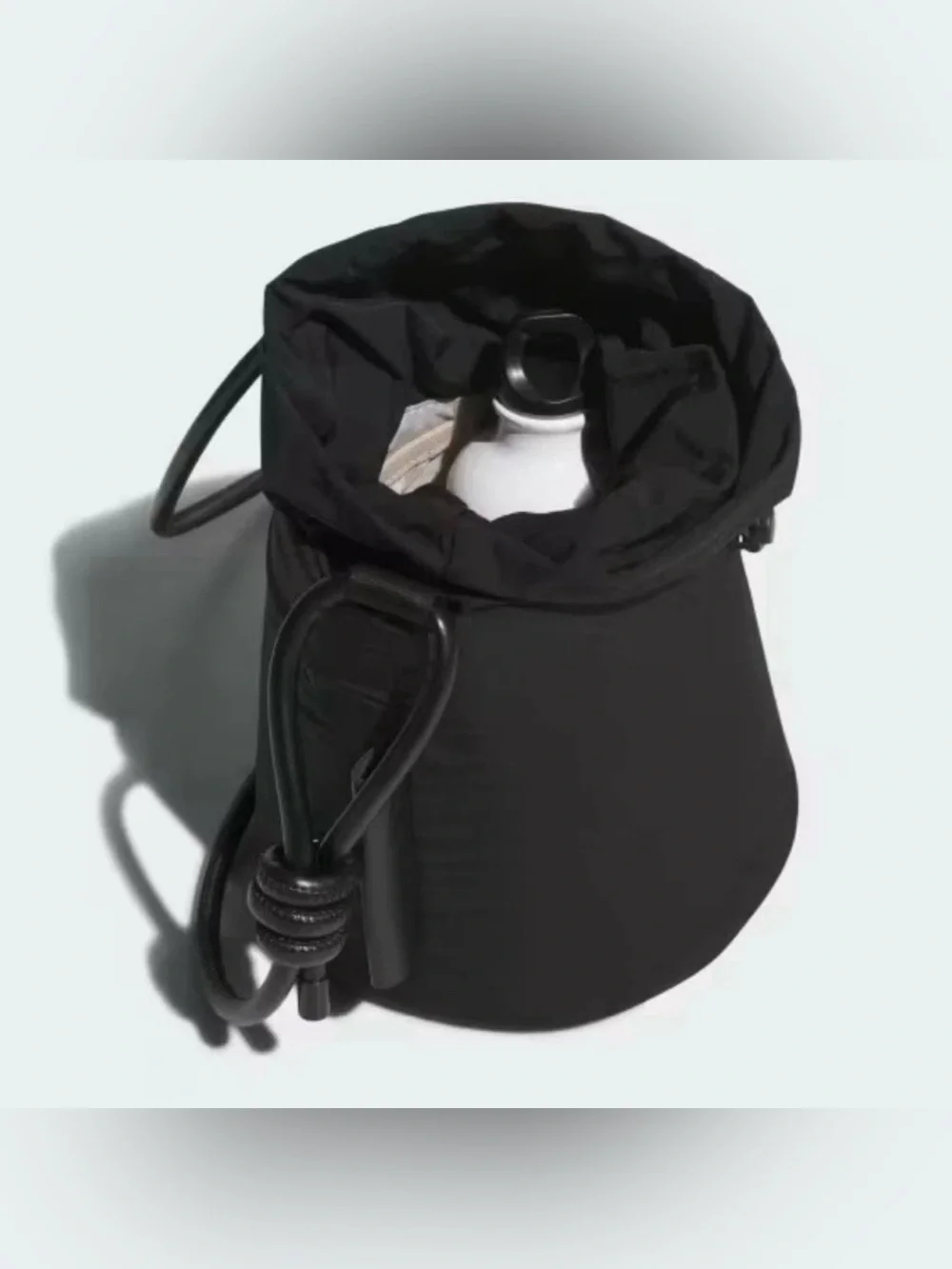 Adidas Black Puffer Bucket Bag with Drawstring Bag